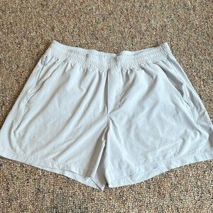 Light grey/blue Lululemon athletic short 5”